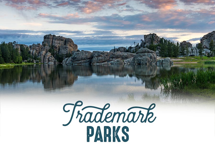 Trademark parks.