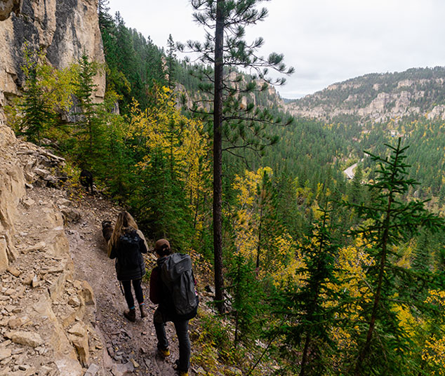 Hikers in the Black Hills - Show Me