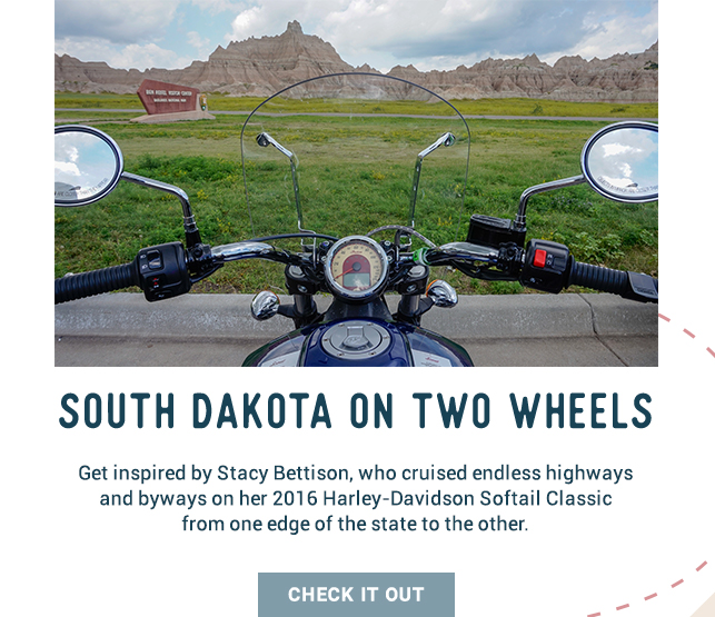 South Dakota on Two Wheels - Check it out