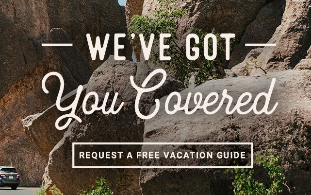 We've got you covered - Request a free vacation guide