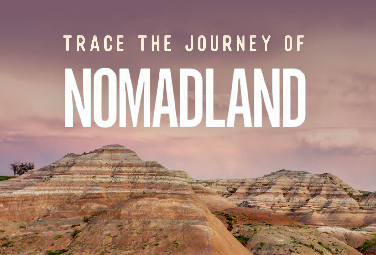 South Dakota - Trace the Journy of NOMADLAND